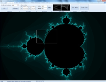 Fractal Explorer screenshot