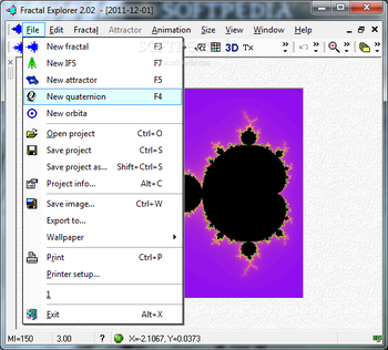 Fractal Explorer screenshot 2