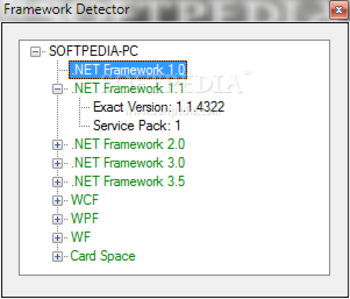Framework Detector screenshot