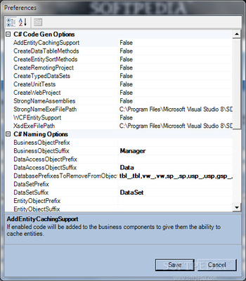 FrameworkGen screenshot 3