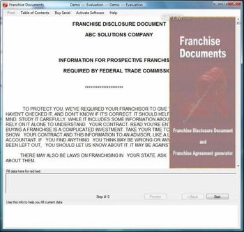 Franchise Documents screenshot 2