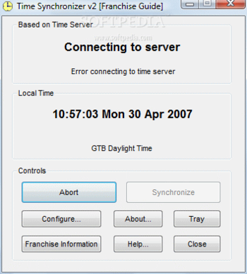 Franchise Time Sync screenshot