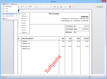 Fraxinus Invoice screenshot 15