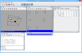 Fred. Framsticks Editor screenshot