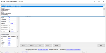 Free 1D Barcode Generator screenshot 2
