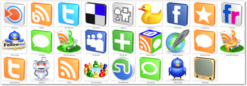 Free 3D Social Icons screenshot