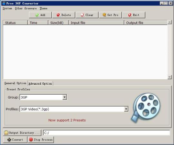 Free 3GP Converter screenshot