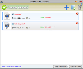 Free AIFF To MP3 Converter screenshot
