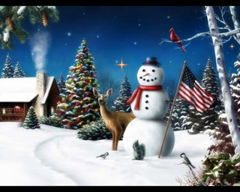Free American Snowman ScreenSaver screenshot