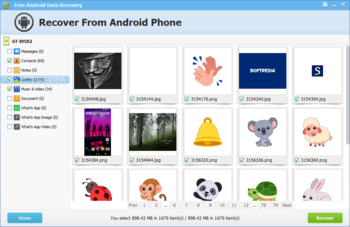Free Android Data Recovery screenshot 3