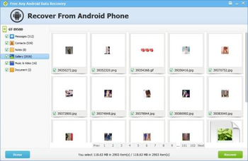Free Any Android Data Recovery screenshot