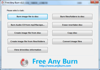 Free Any Burn screenshot