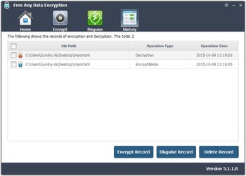 Free Any Data Encryption screenshot 3