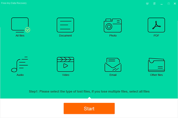 Free Any Data Recovery screenshot