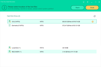 Free Any Data Recovery screenshot 2