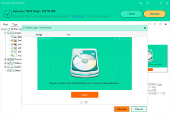 Free Any Data Recovery screenshot 4