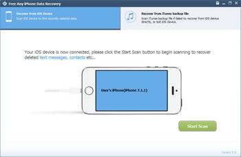 Free Any iPhone Data Recovery screenshot 2