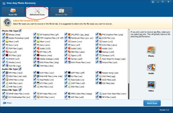 Free Any Photo Recovery screenshot 3