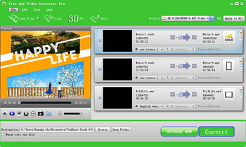 Free Any Video Converter Pro screenshot