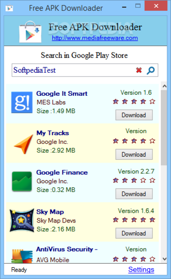 Free APK Downloader screenshot