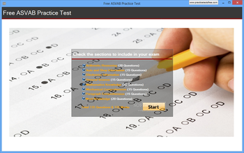 Free ASVAB Practice Test screenshot
