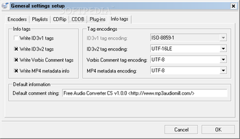 Free Audio Converter CS screenshot 14