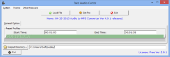 Free Audio Cutter screenshot