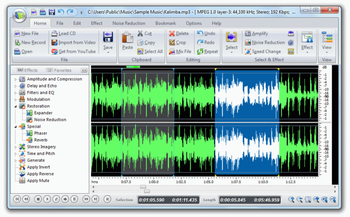Free Audio Editor 2014 screenshot