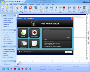 Free Audio Editor 2014 screenshot 3