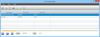 Free Audio Editor screenshot