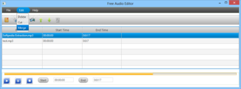 Free Audio Editor screenshot 2