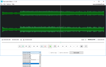 Free Audio Editor screenshot