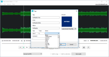 Free Audio Editor screenshot 2