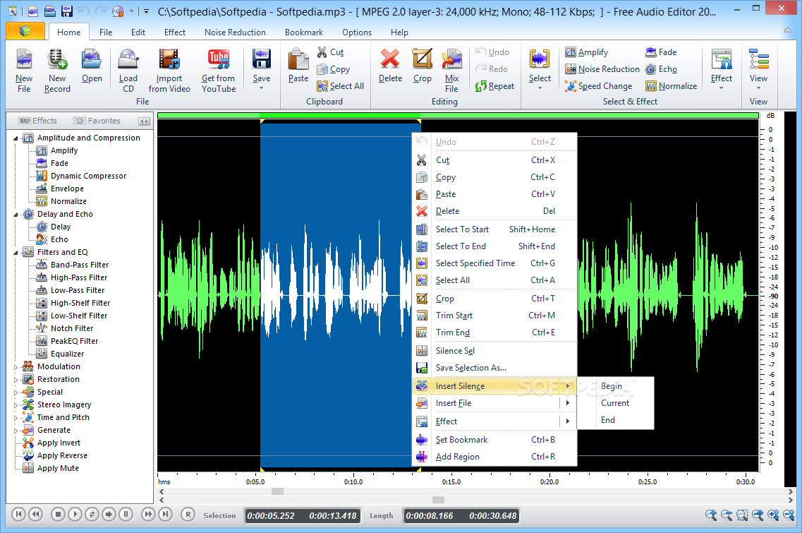 Free Audio  Editor  Download Free with Screenshots and Review
