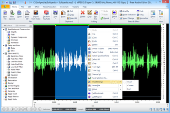 Free Audio Editor screenshot