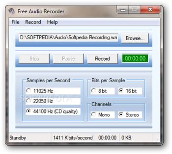 Free Audio Recorder screenshot