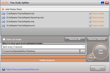 Free Audio Splitter screenshot