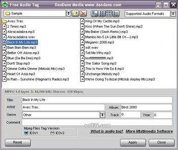 Free Audio Tag screenshot 2