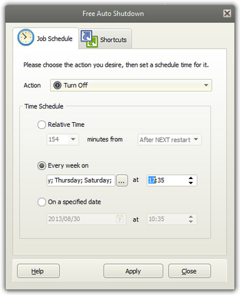 Free Auto Shutdown screenshot