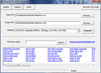 Free AVI to VCD Converter screenshot