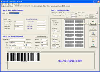 Free Barcode Generator screenshot 4
