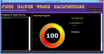 Free Batch Video Compressor screenshot 2