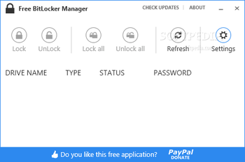 Free BitLocker Manager screenshot