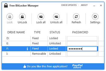 Free BitLocker Manager screenshot 5