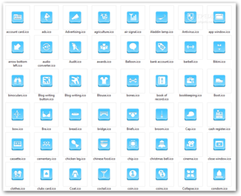 Free Blue Button Icons screenshot