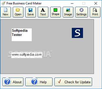 Free Business Card Maker screenshot