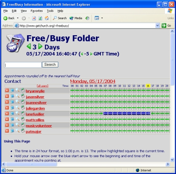 Free-Busy Folder screenshot 2