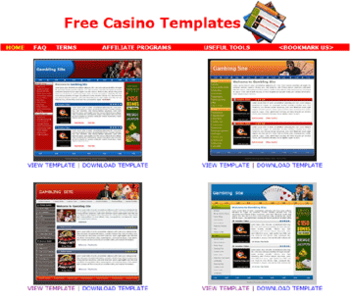Free Casino Templates screenshot