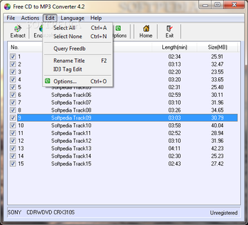 Free CD to MP3 Converter screenshot 4