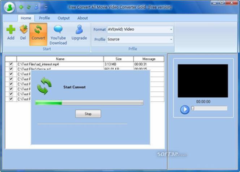 Free Convert All Movie Video Converter screenshot 2